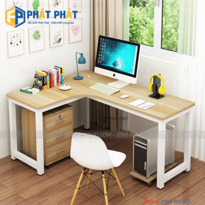 +45 Mẫu bàn văn phòng 1m2 giá rẻ chất lượng tại Phát Phát - 1