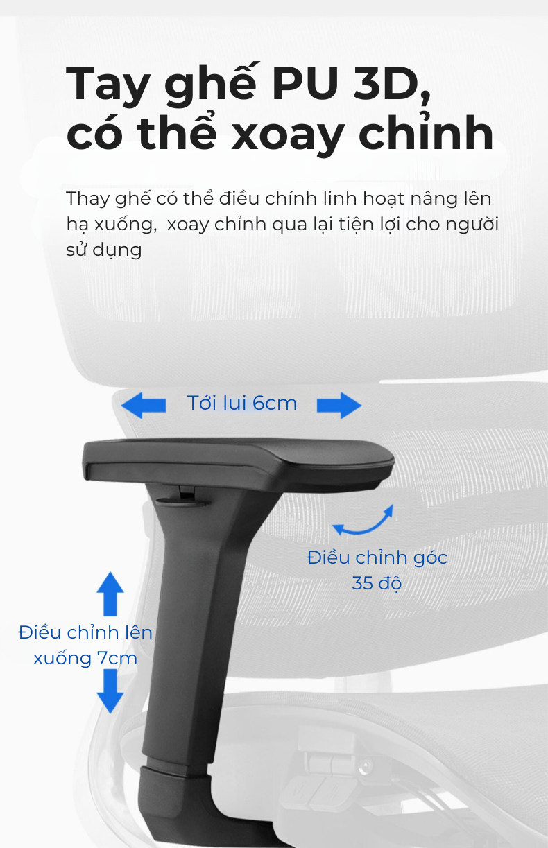 Ghế công thái học lưng kim loại Lucky V1-des Ghế công thái học lưng kim loại Lucky V1-des